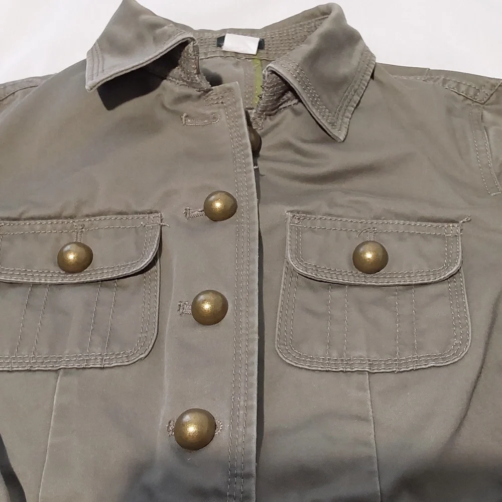 J. Crew Womans Utility/Field Jacket.‎ Light olive green. Sz XS. Excellent cond.